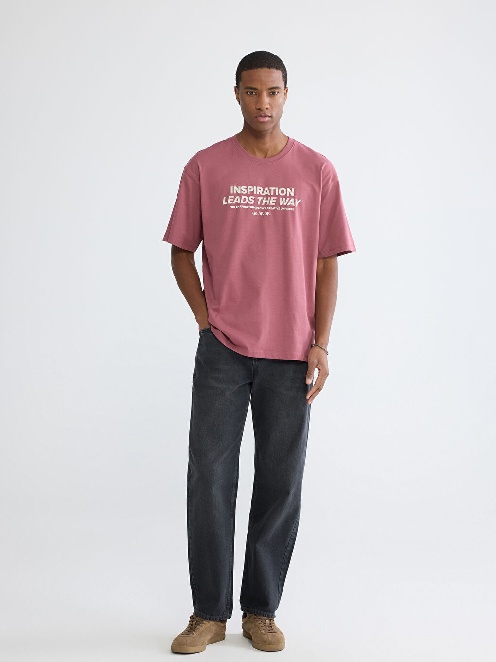 Antrasit 745 Baggy Fit Erkek Jean Pantolon