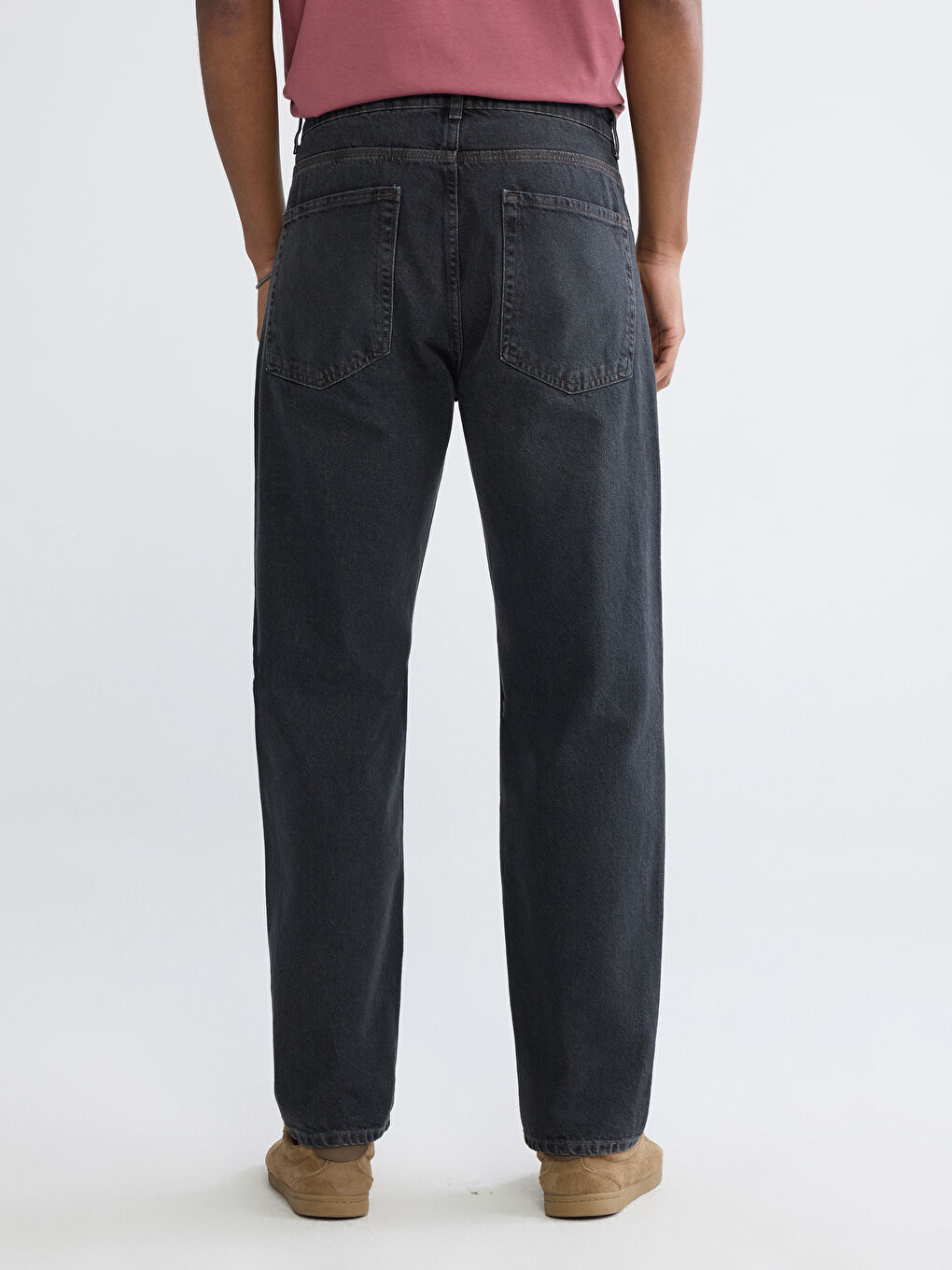 Antrasit 745 Baggy Fit Erkek Jean Pantolon-3