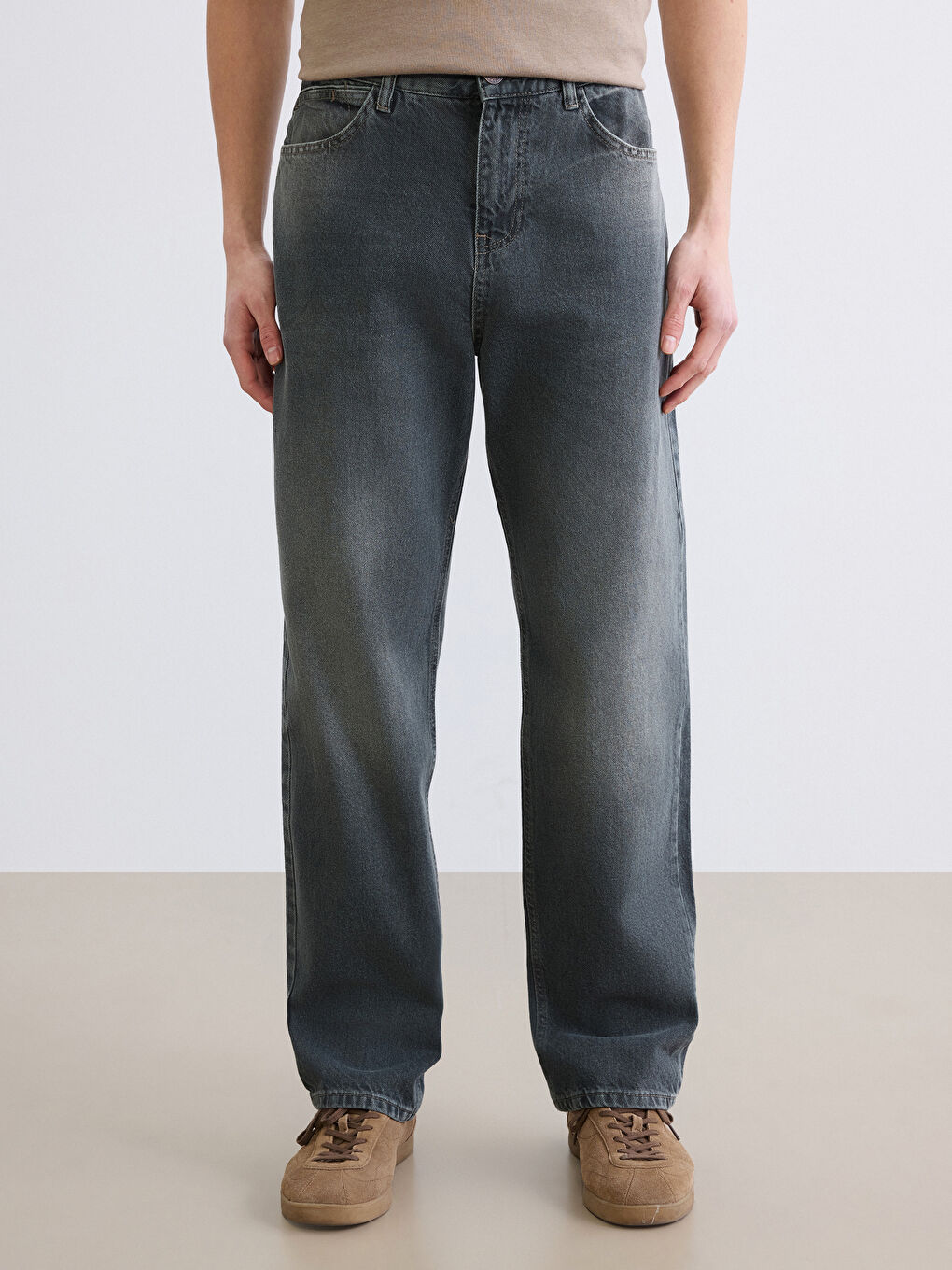 Men's Loose Fit Jeans-1