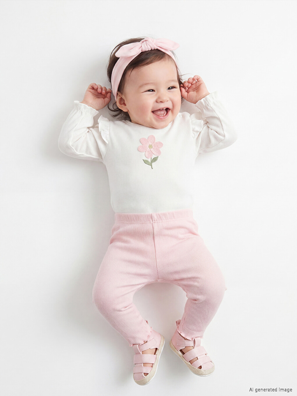 Floral Print Baby Girl Set - A Trio of Delights.
