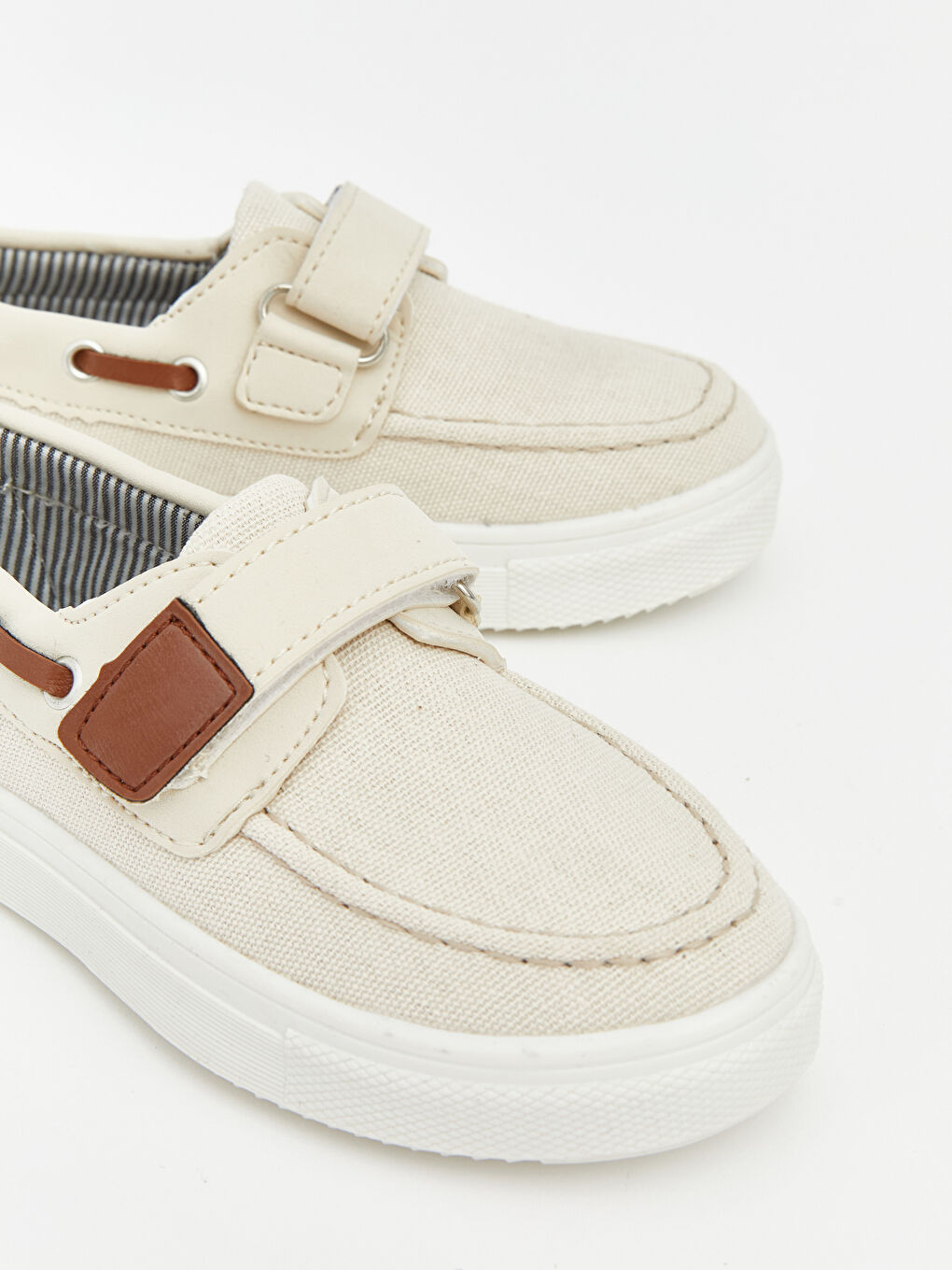 Bej Süet Görünümlü Erkek Bebek Klasik Ayakkabı-2