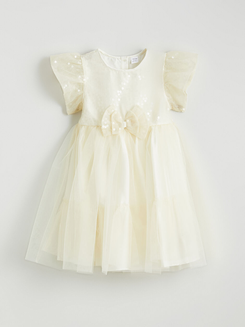 Haljina od tila za devojčice sa detaljem mašne
