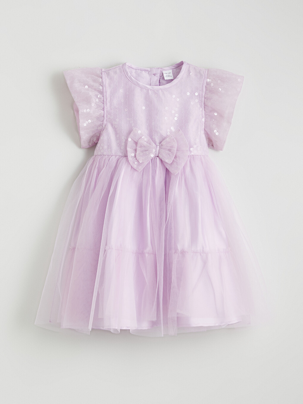 Robe En Tulle Pour Filles Avec Détail Nœud-2