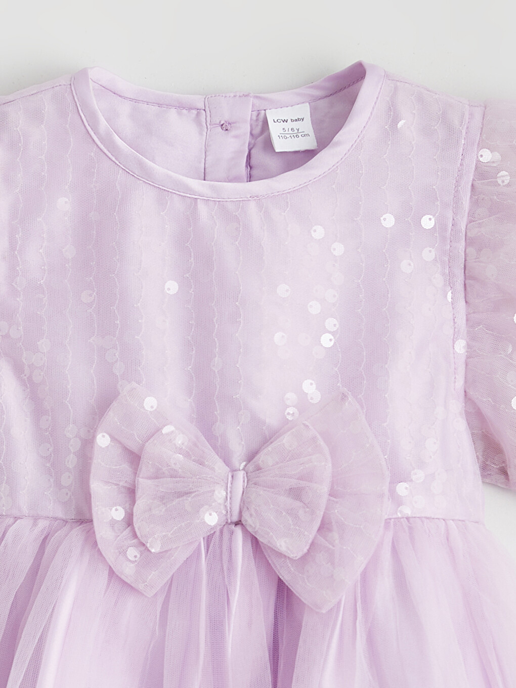 Robe En Tulle Pour Filles Avec Détail Nœud-3