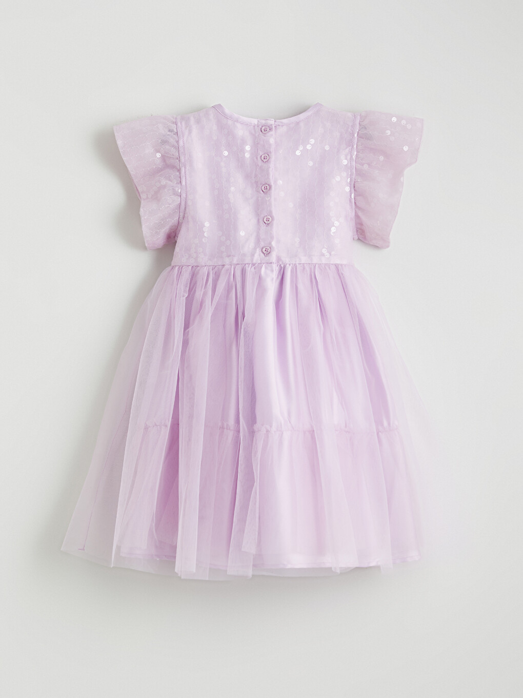Robe En Tulle Pour Filles Avec Détail Nœud-4