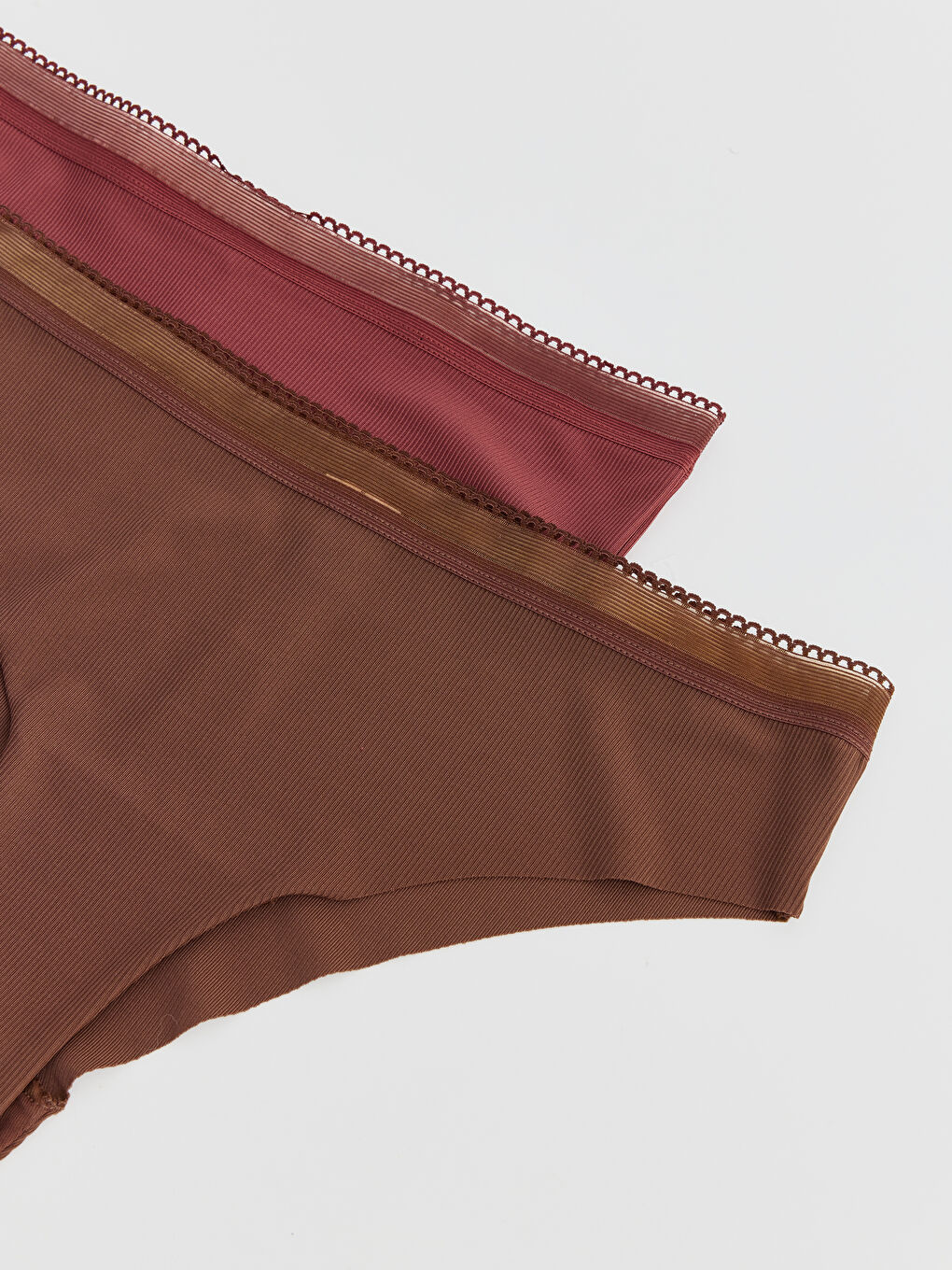 Pembe Lazer Kesim Brazilian Külot 2'li-4