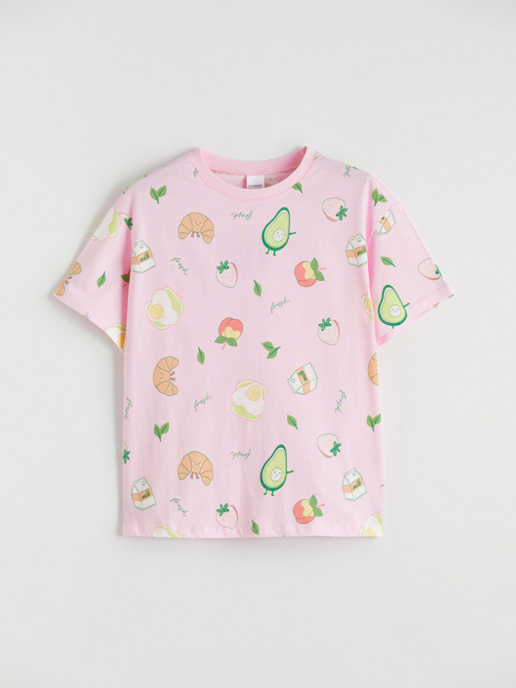 Set de pijamale scurte ROZ Fată-1