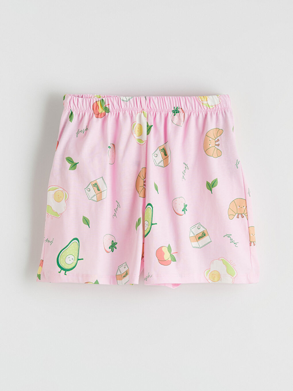 Set de pijamale scurte ROZ Fată-6