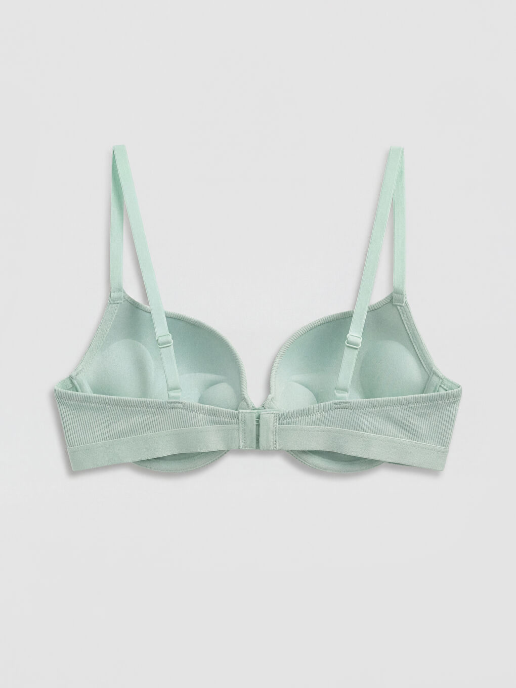 Mavi Balenli Dolgulu Tişört Sütyen-1