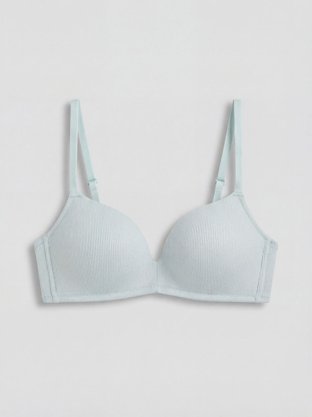 Mavi Balensiz Dolgusuz Üçgen Sütyen