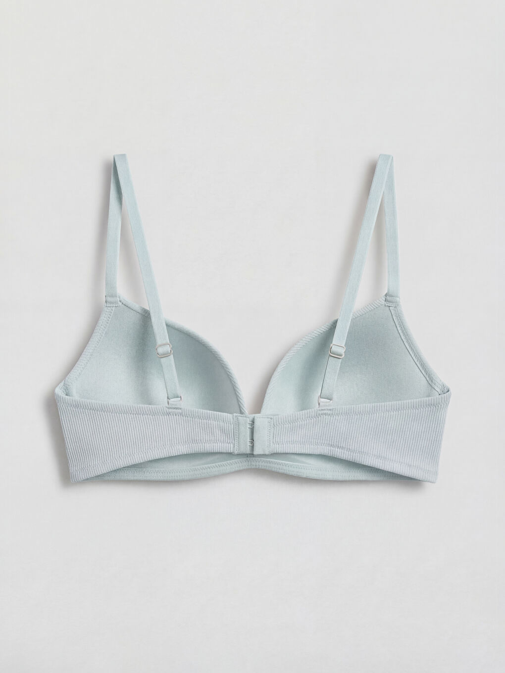 Mavi Balensiz Dolgusuz Üçgen Sütyen-1