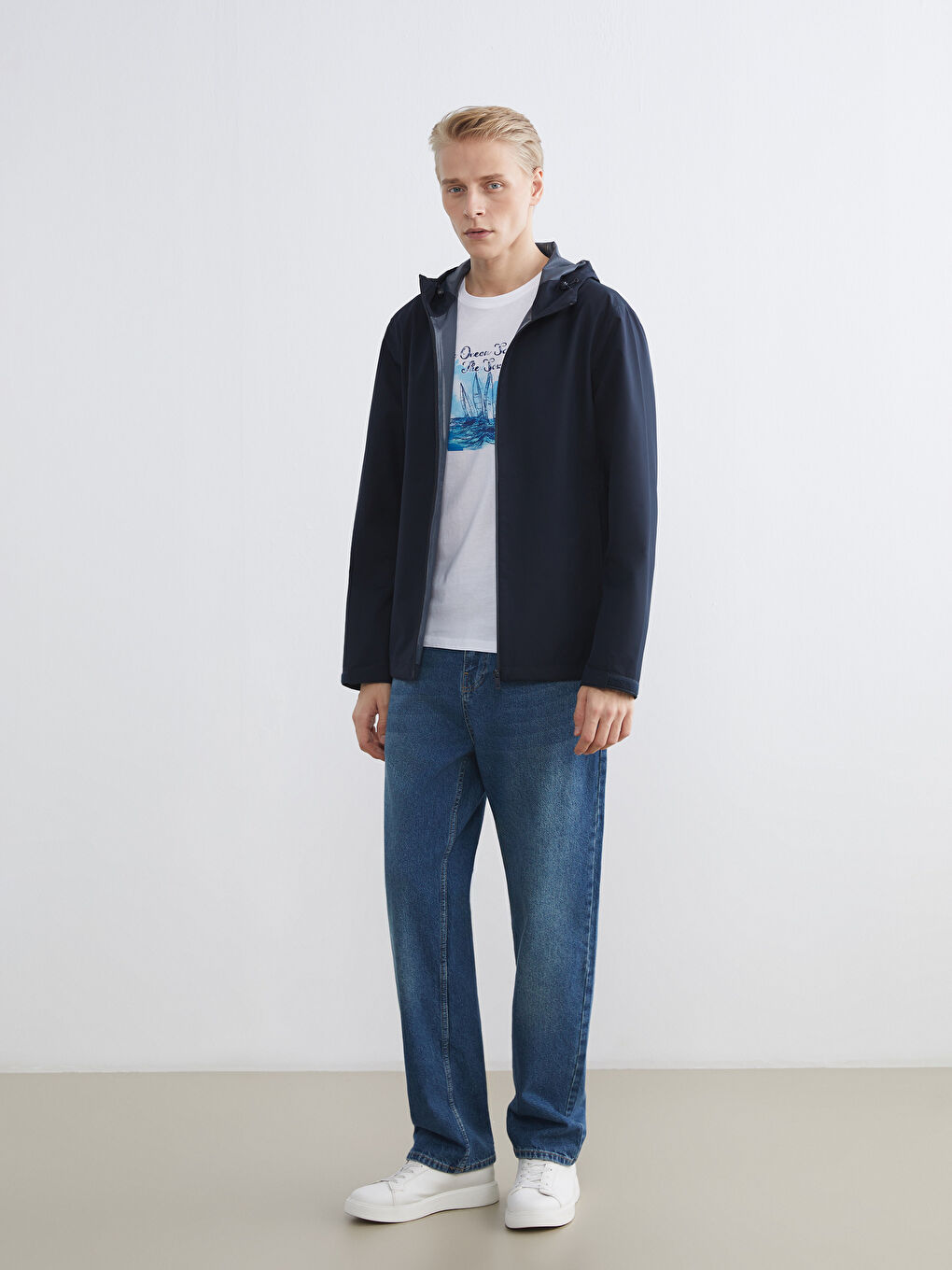 Ерлер көк Жаңбырдан қорғайтын жамылғы-3