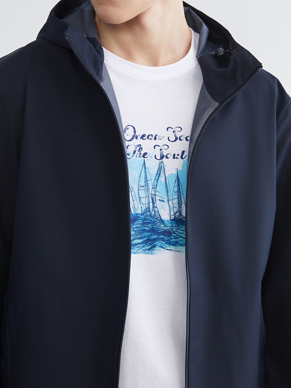 Ерлер көк Жаңбырдан қорғайтын жамылғы-5