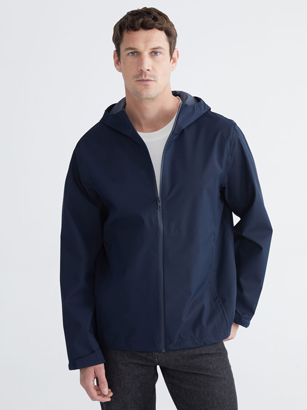 Ерлер көк Жаңбырдан қорғайтын жамылғы-1