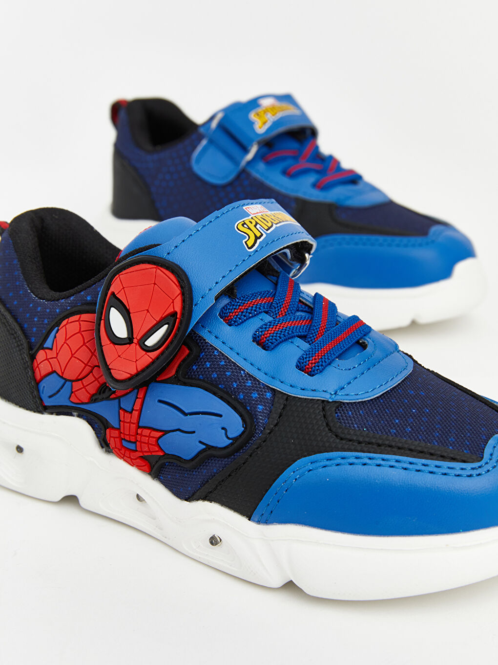Mavi Spider-Man Baskılı Erkek Çocuk Spor Ayakkabı-3