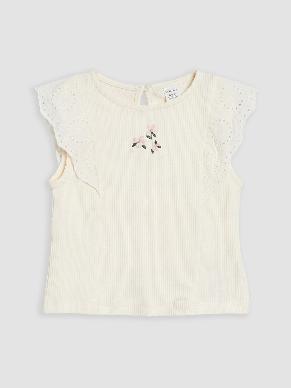 Floral Patterned Baby Girls' Leggings Set-1