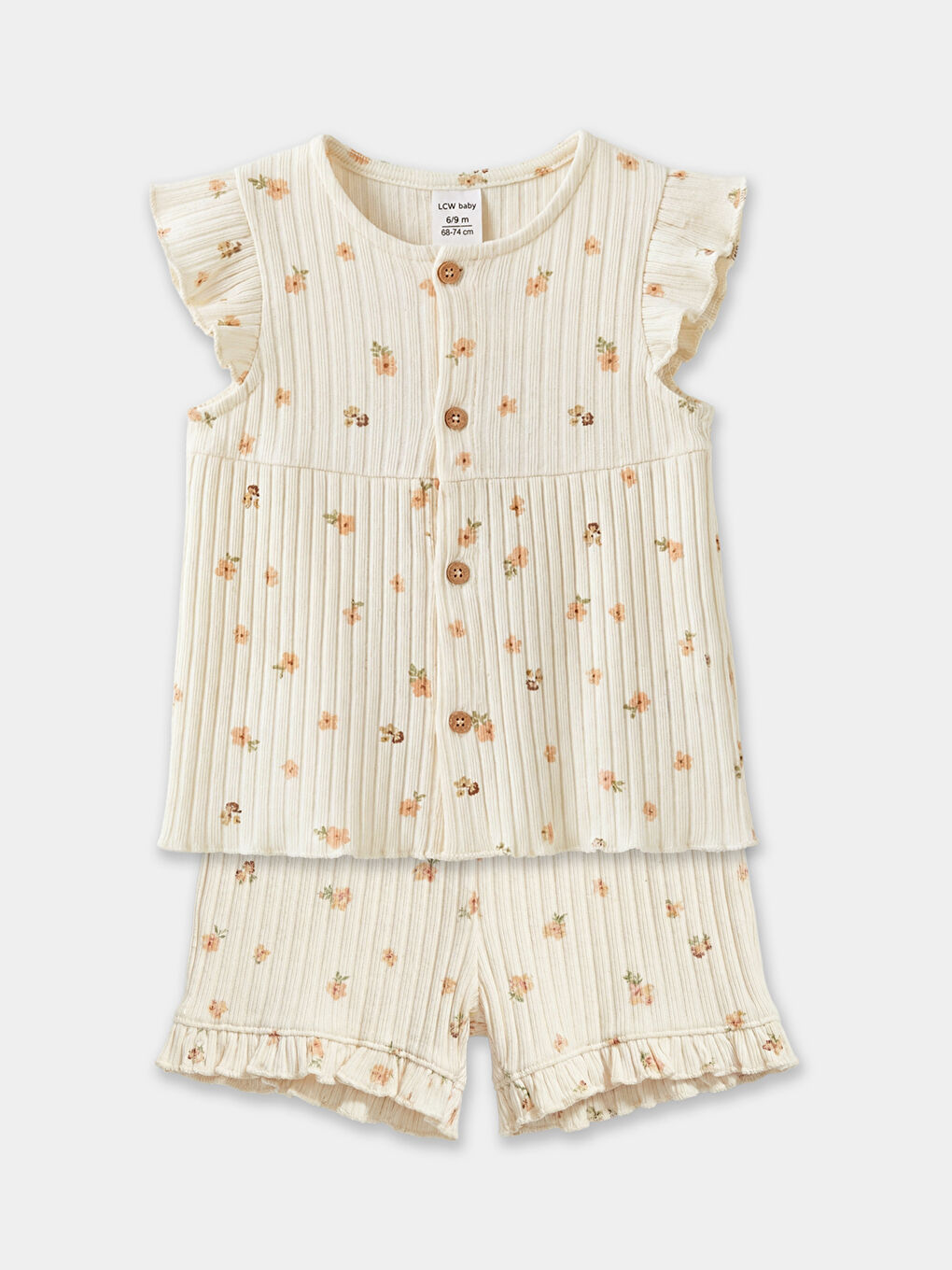 Baby-Mädchen ECRU Set