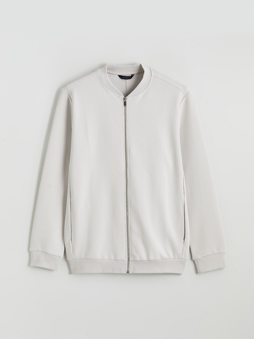 Muškarac BEŽ Majica s patentnim zatvaračem-3