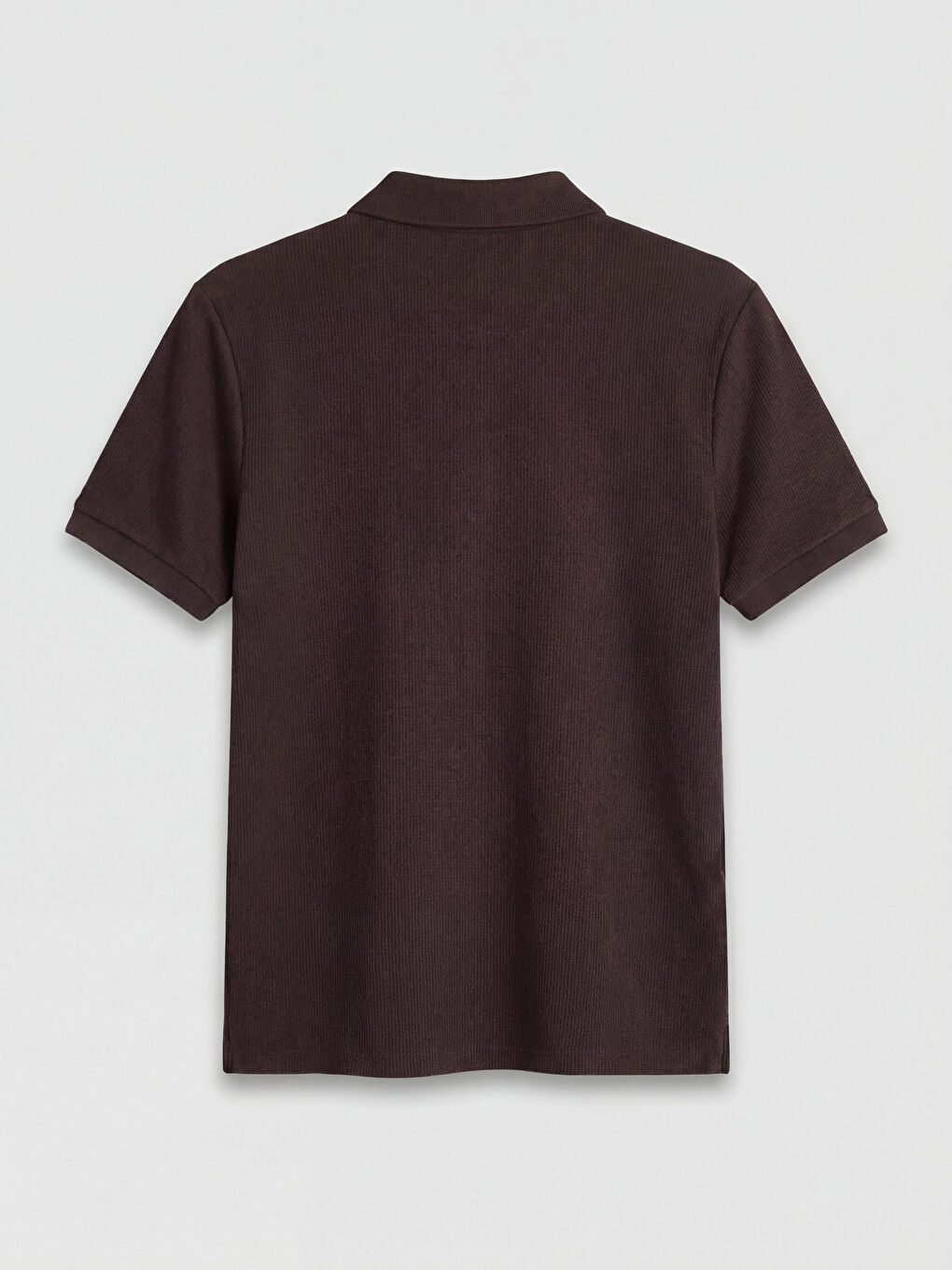 Kahverengi Polo Yaka Erkek Tişört-1