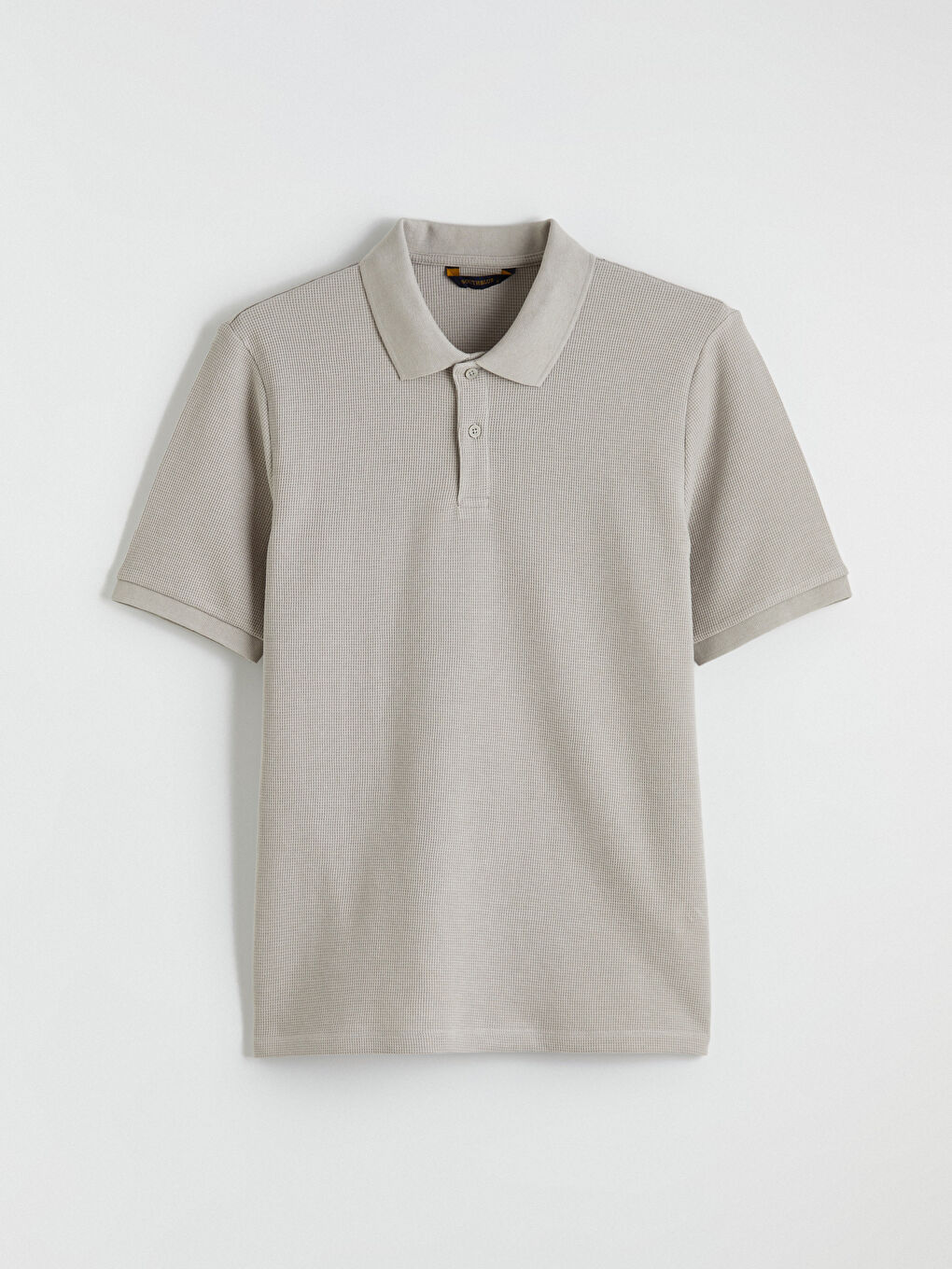 Gri Polo Yaka Erkek Tişört-4