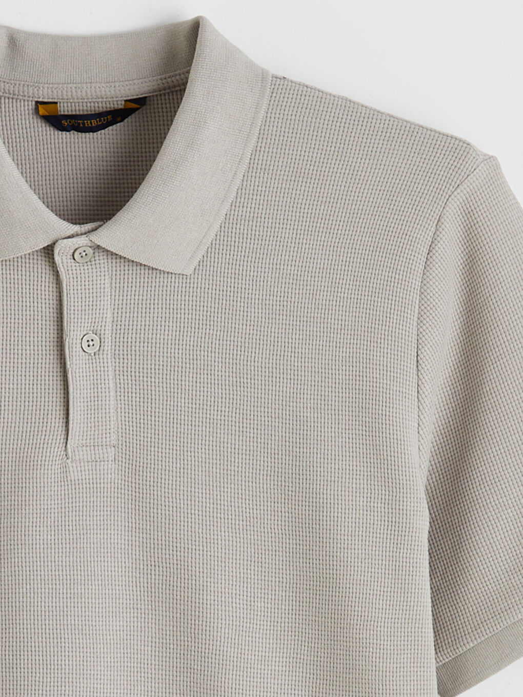 Gri Polo Yaka Erkek Tişört-5