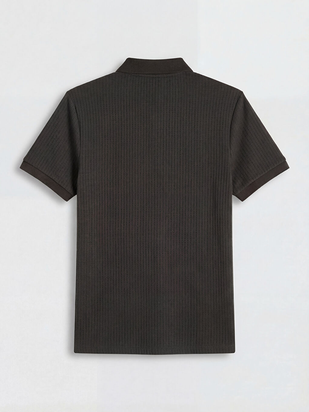 Kahverengi Polo Yaka Erkek Tişört-1