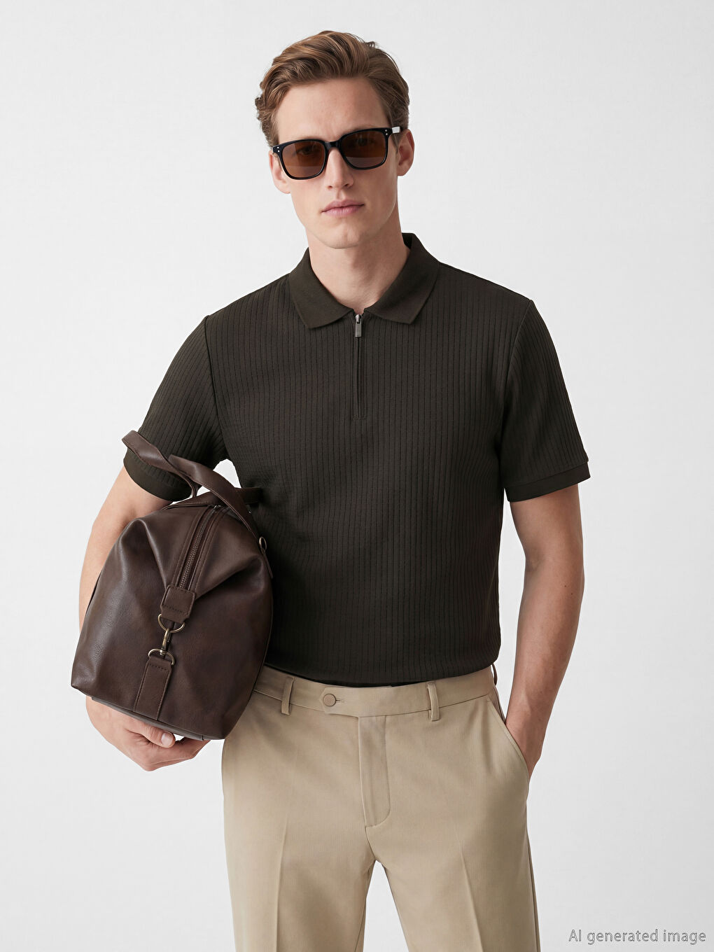 Polo Collar Men's T-Shirt