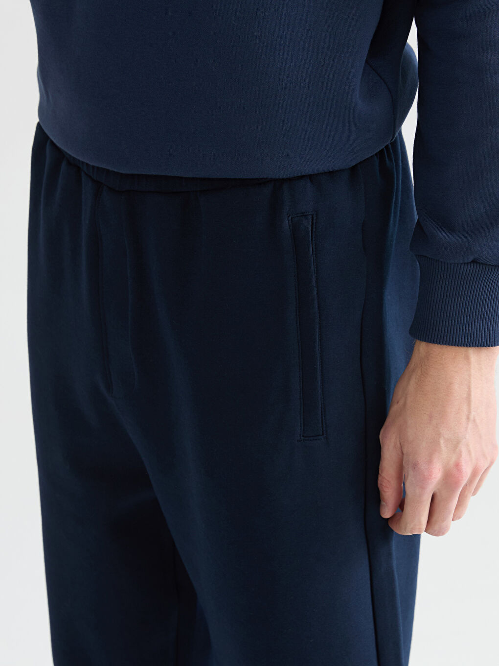 Мъжки спортни панталони джогър с редовен подходящ-2