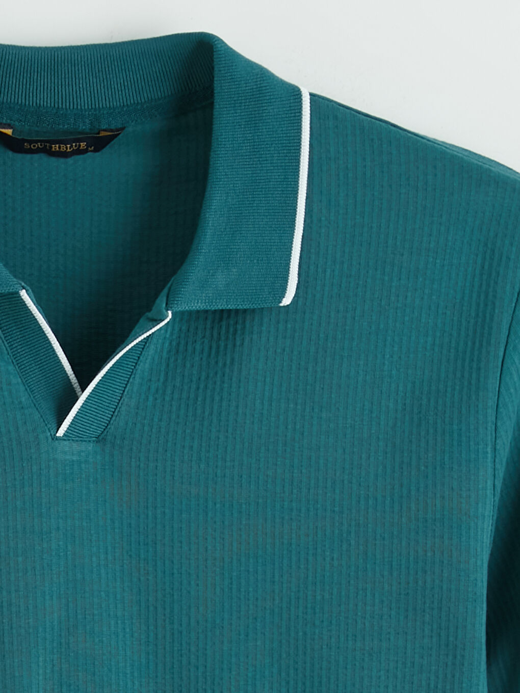 Petrol Polo Yaka Erkek Tişört-1