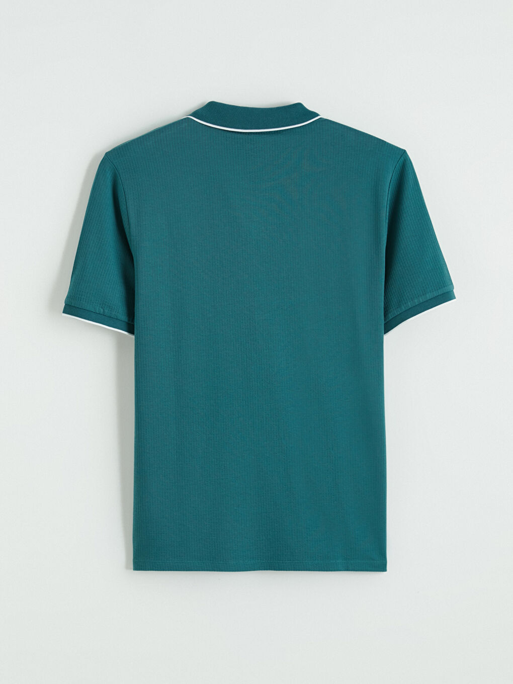 Petrol Polo Yaka Erkek Tişört-2