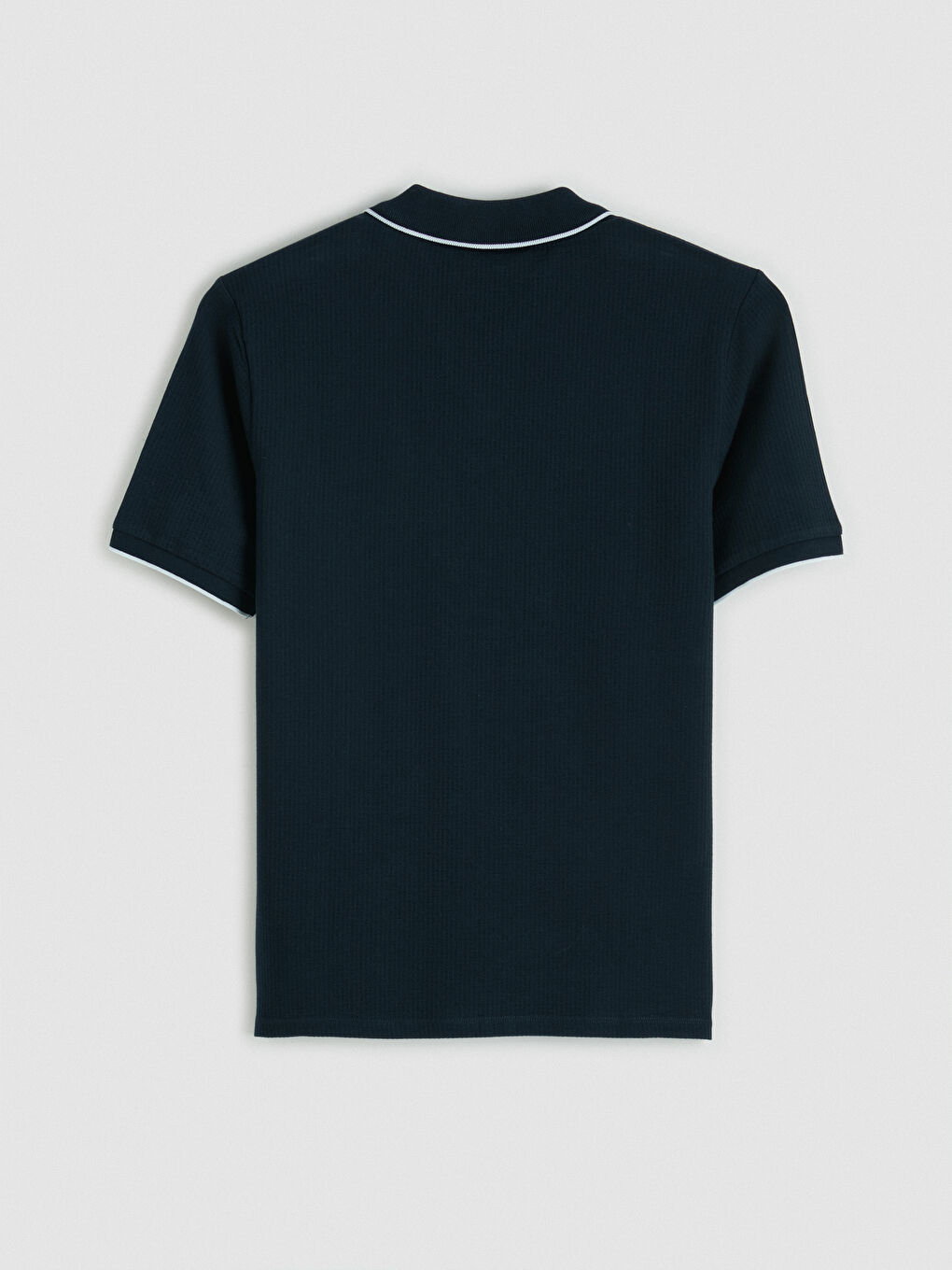 Lacivert Polo Yaka Erkek Tişört-4