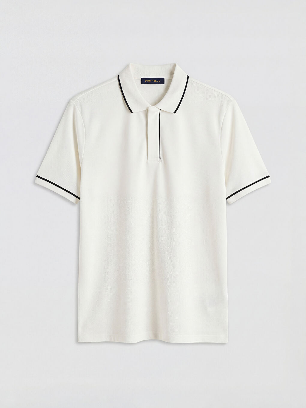 Ekru Polo Yaka Pike Erkek Tişört