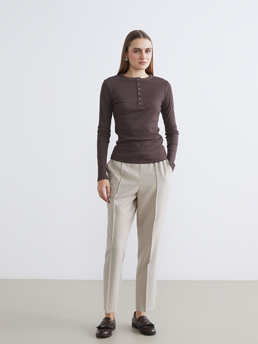 Pantalon BEIGE Femme