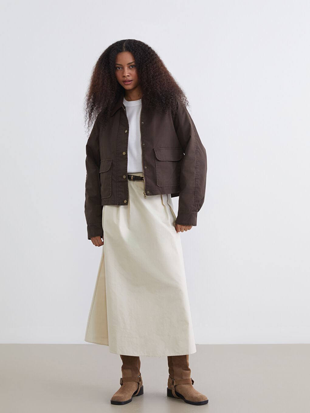 Velvet Collar Women's Jacket-1