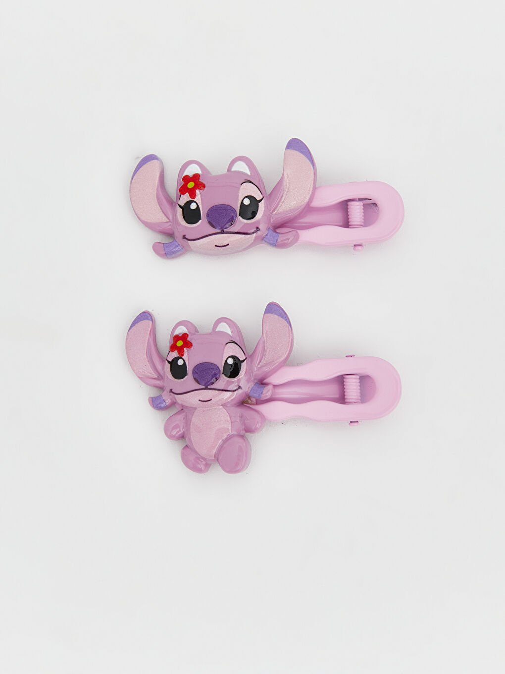 Karışık Lilo ve Stitch Baskılı Kız Çocuk Toka Seti 2'li-1