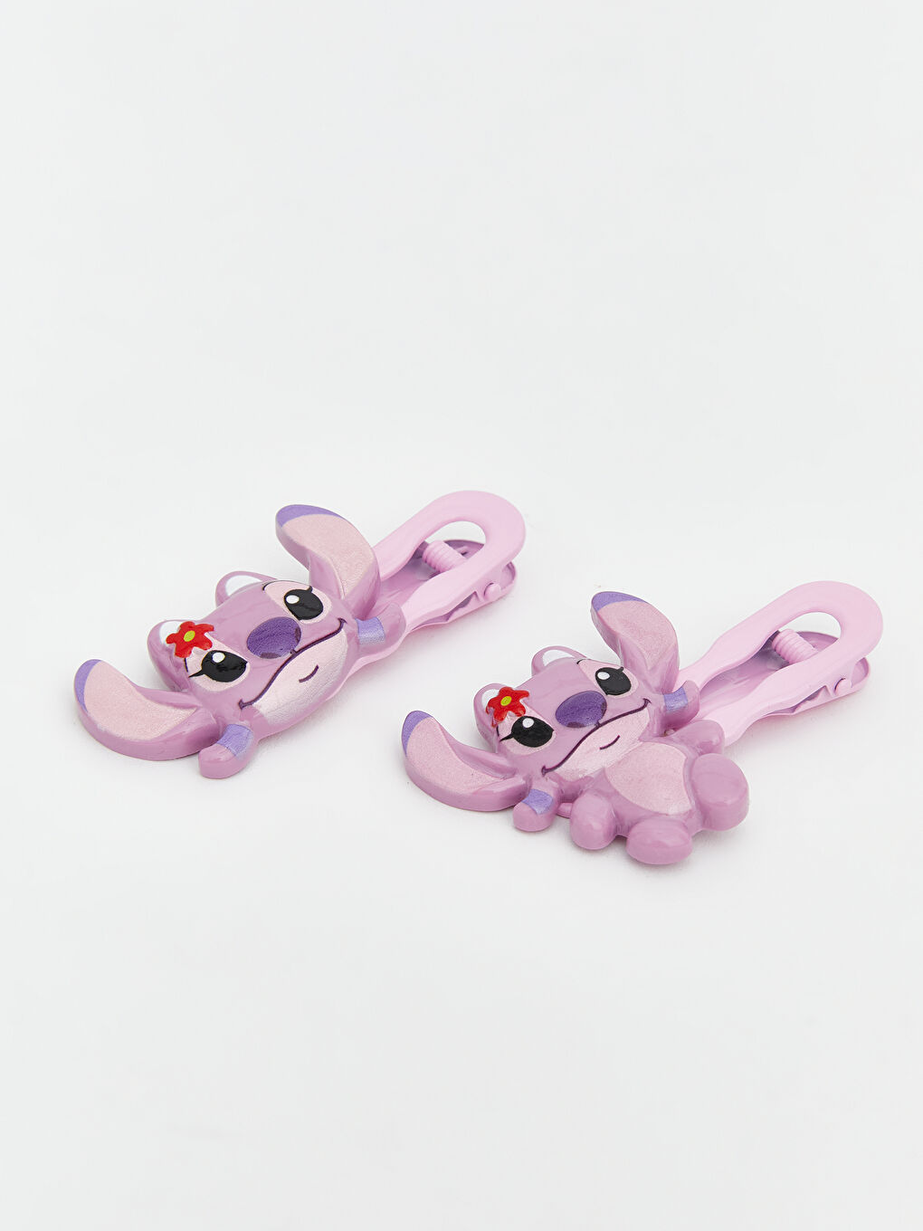 Karışık Lilo ve Stitch Baskılı Kız Çocuk Toka Seti 2'li-2