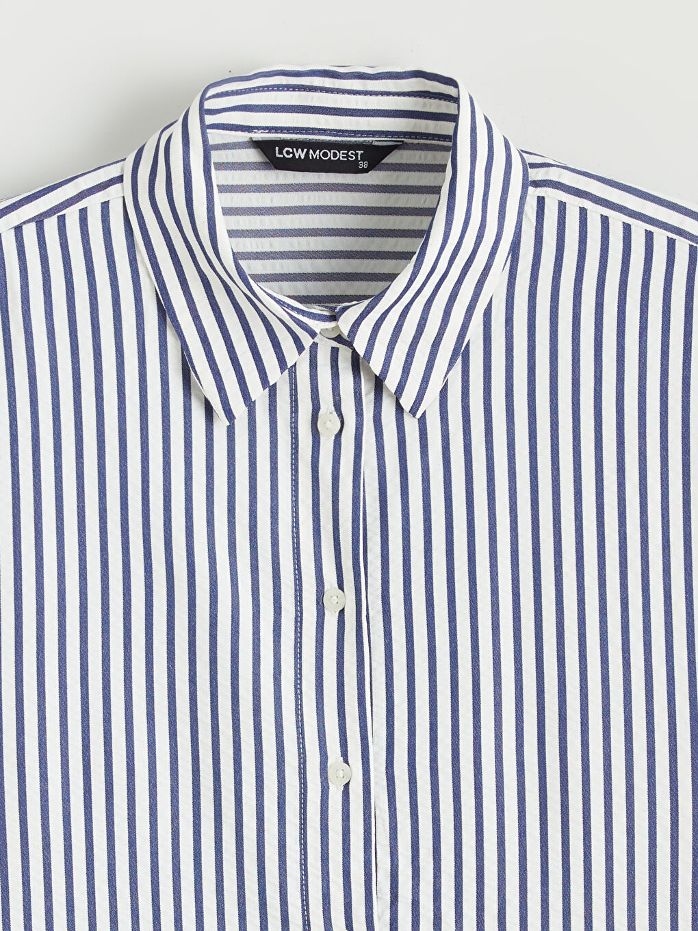 Striped Women's Shirt Tunic-5