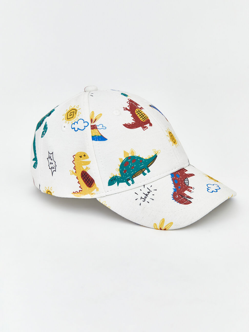 Dinosaur Print Baby Boys' Baseball Cap-1