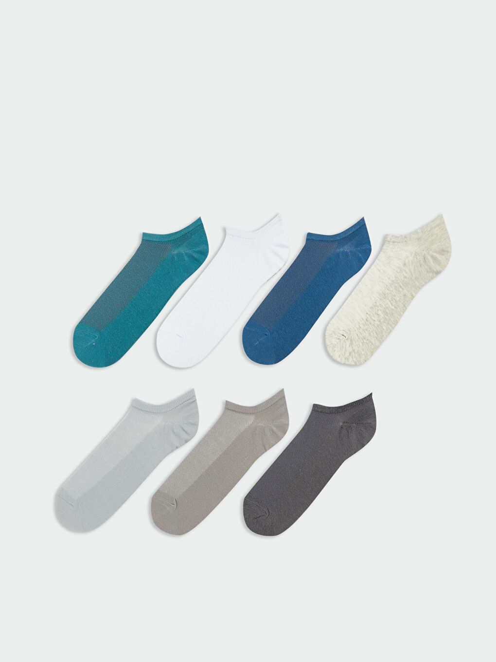 Karışık Erkek Sneaker Çorap 7'li