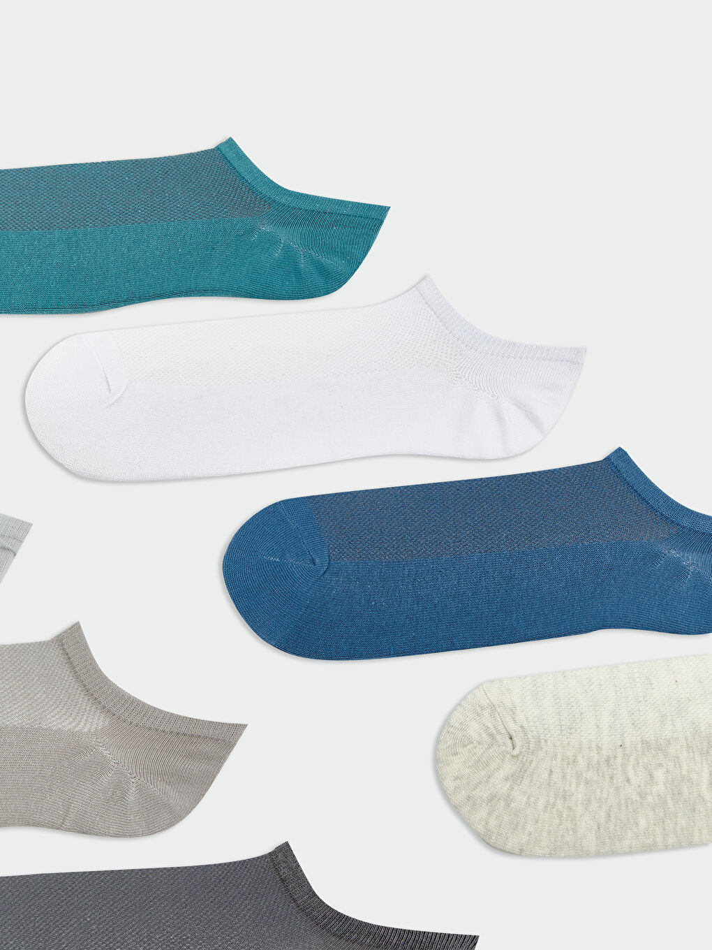 Karışık Erkek Sneaker Çorap 7'li-1