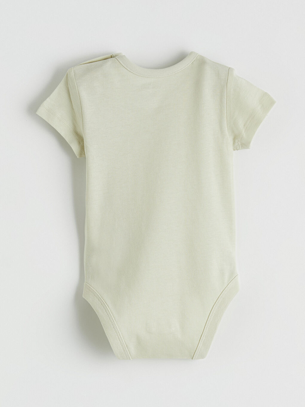 Yeşil Baskılı Erkek Bebek Çıtçıtlı Body-1