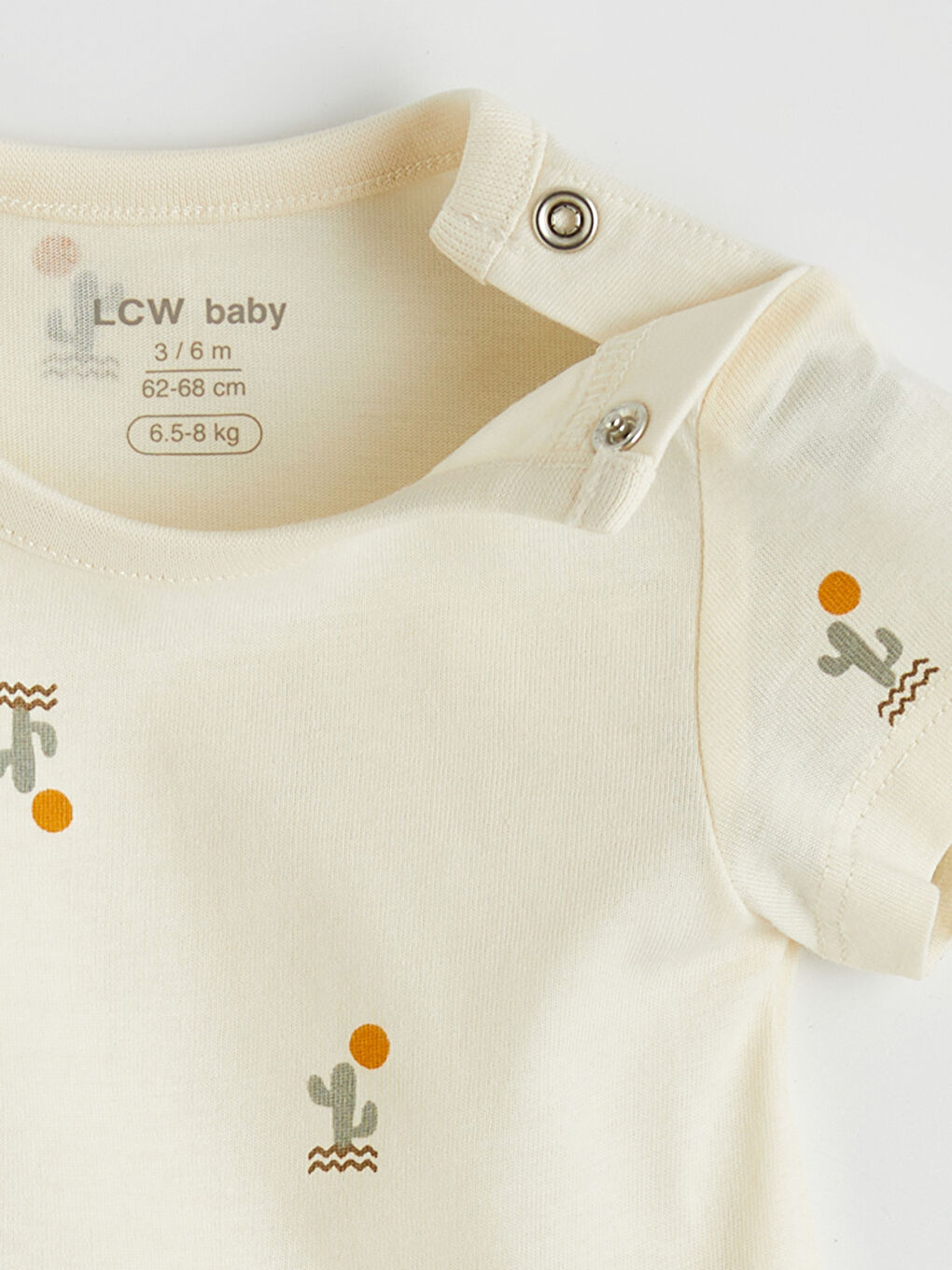 Μωρό Αγόρι ΕΚΡΟΥ Κορμάκι με κούμπωμα-10