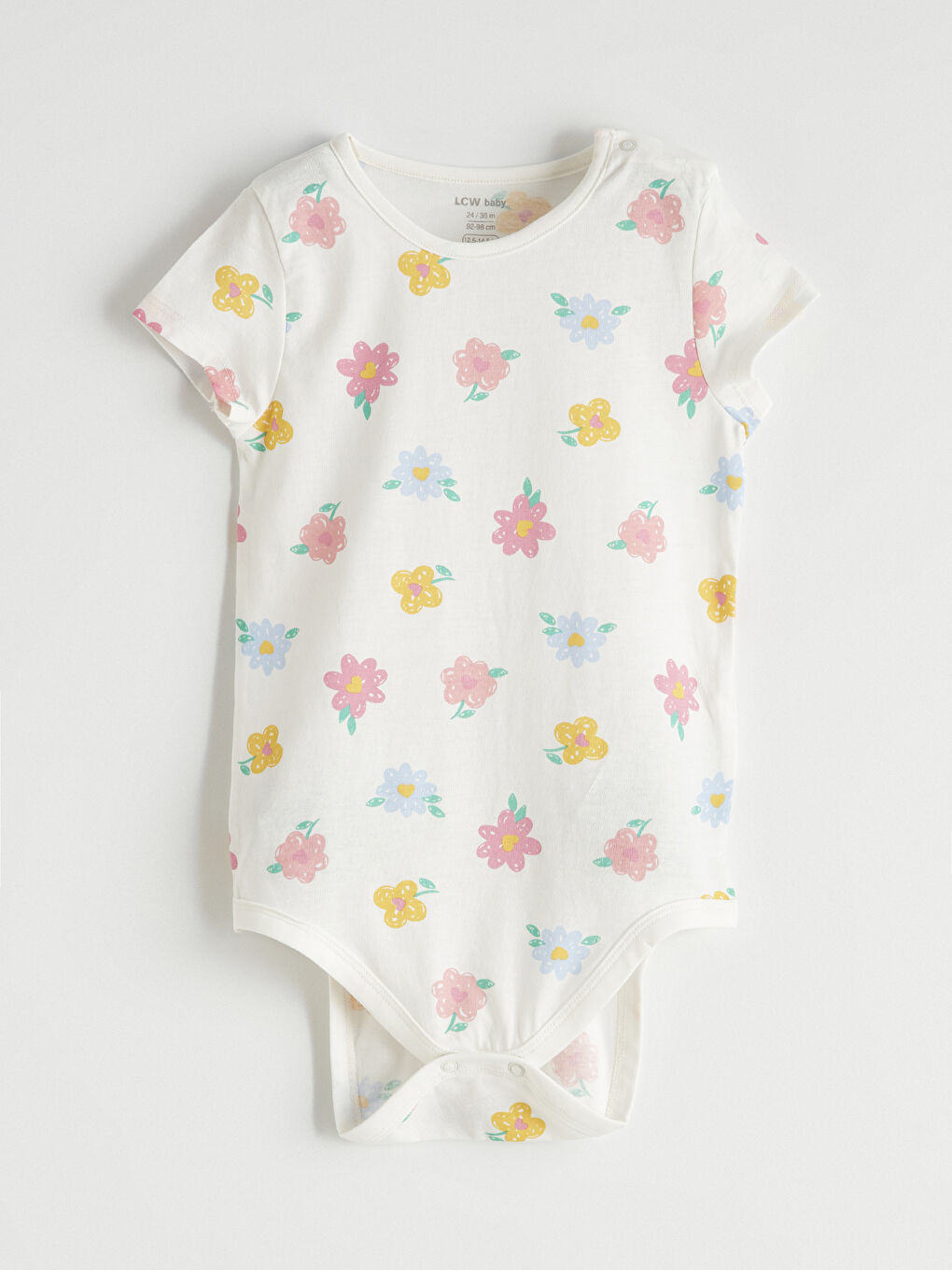 Baby Girls' Snap Bodysuit 3-Pack-6