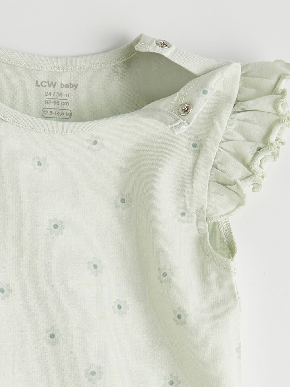 بدلة ​​داخلية أخضر طفلة-7