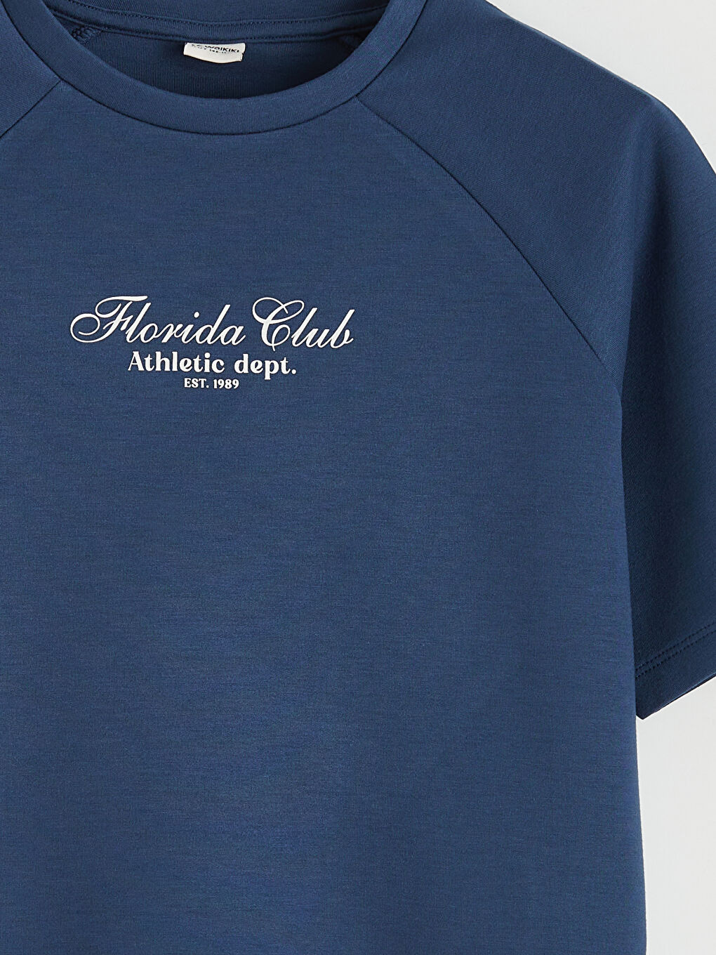 İndigo Baskılı Kız Çocuk Tişört ve Eşofman Alt-5