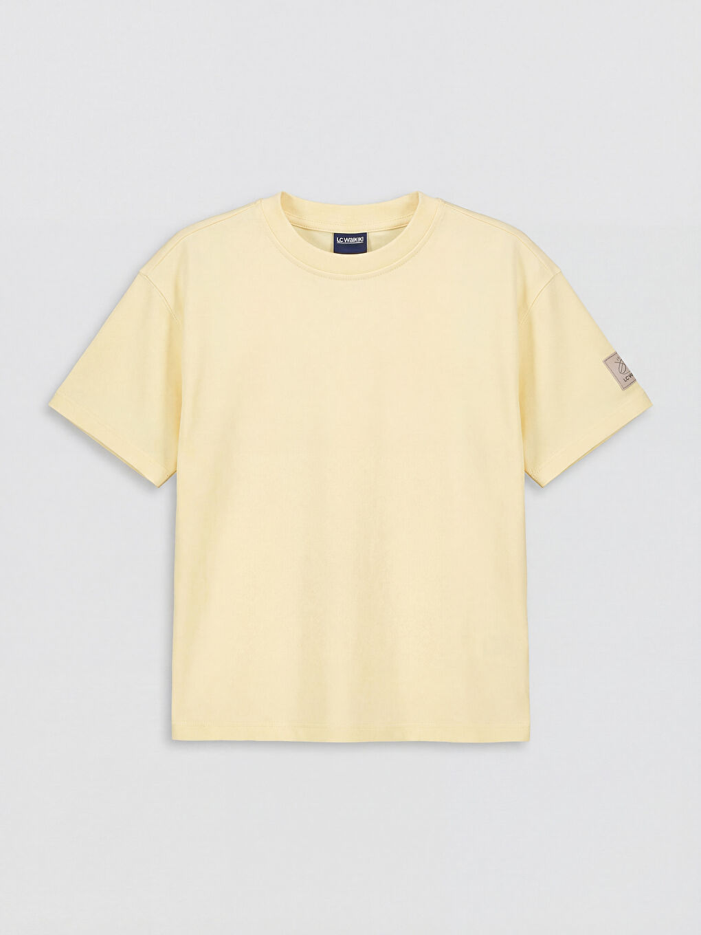 Sarı Bisiklet Yaka Kız Çocuk Takım-1