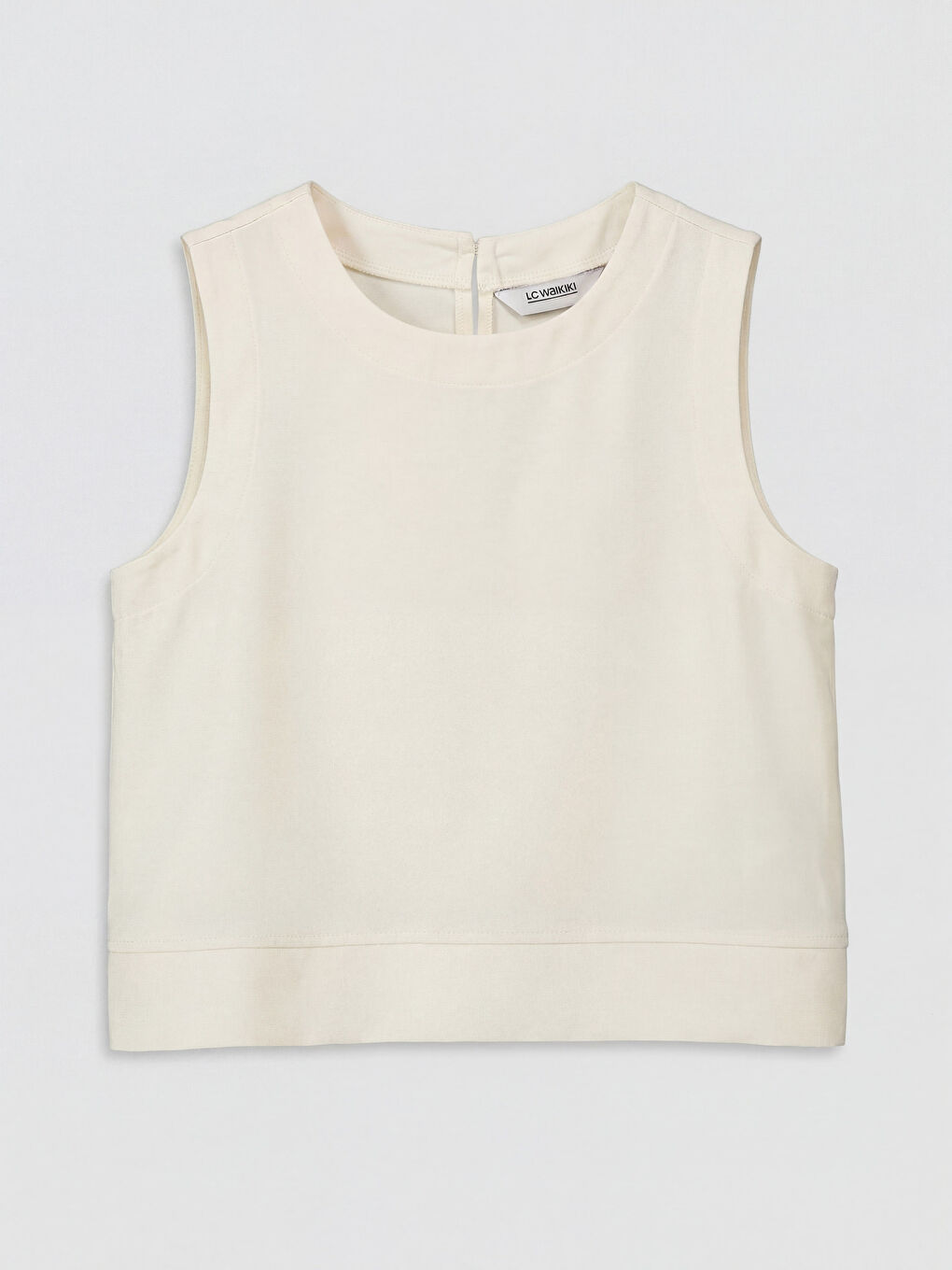 Gri Keten Karışımlı Kız Çocuk Pantolon ve Bluz-1