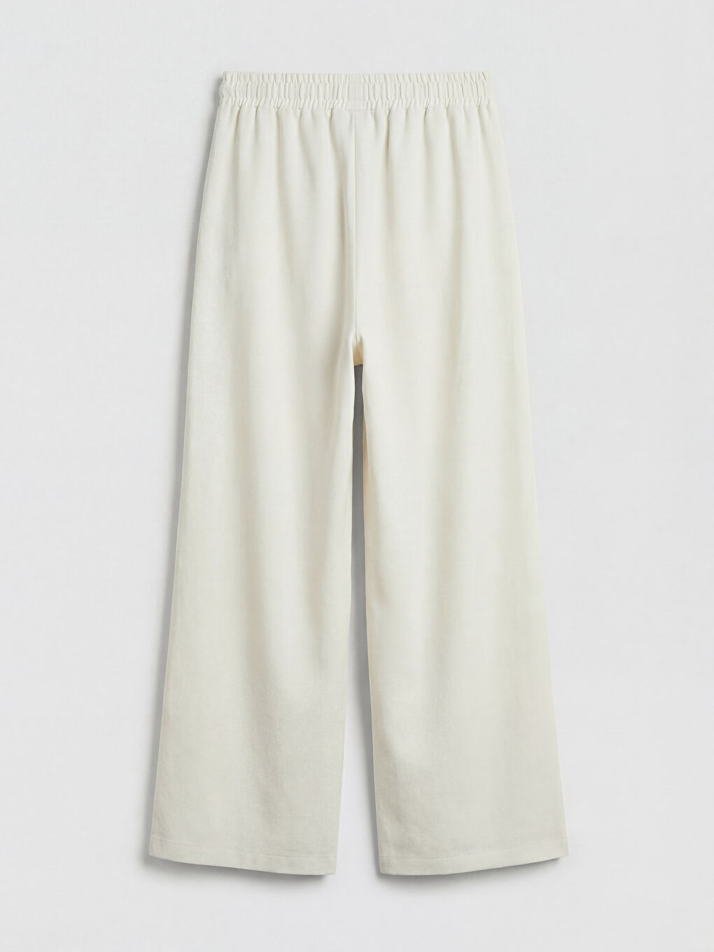 Gri Keten Karışımlı Kız Çocuk Pantolon ve Bluz-4