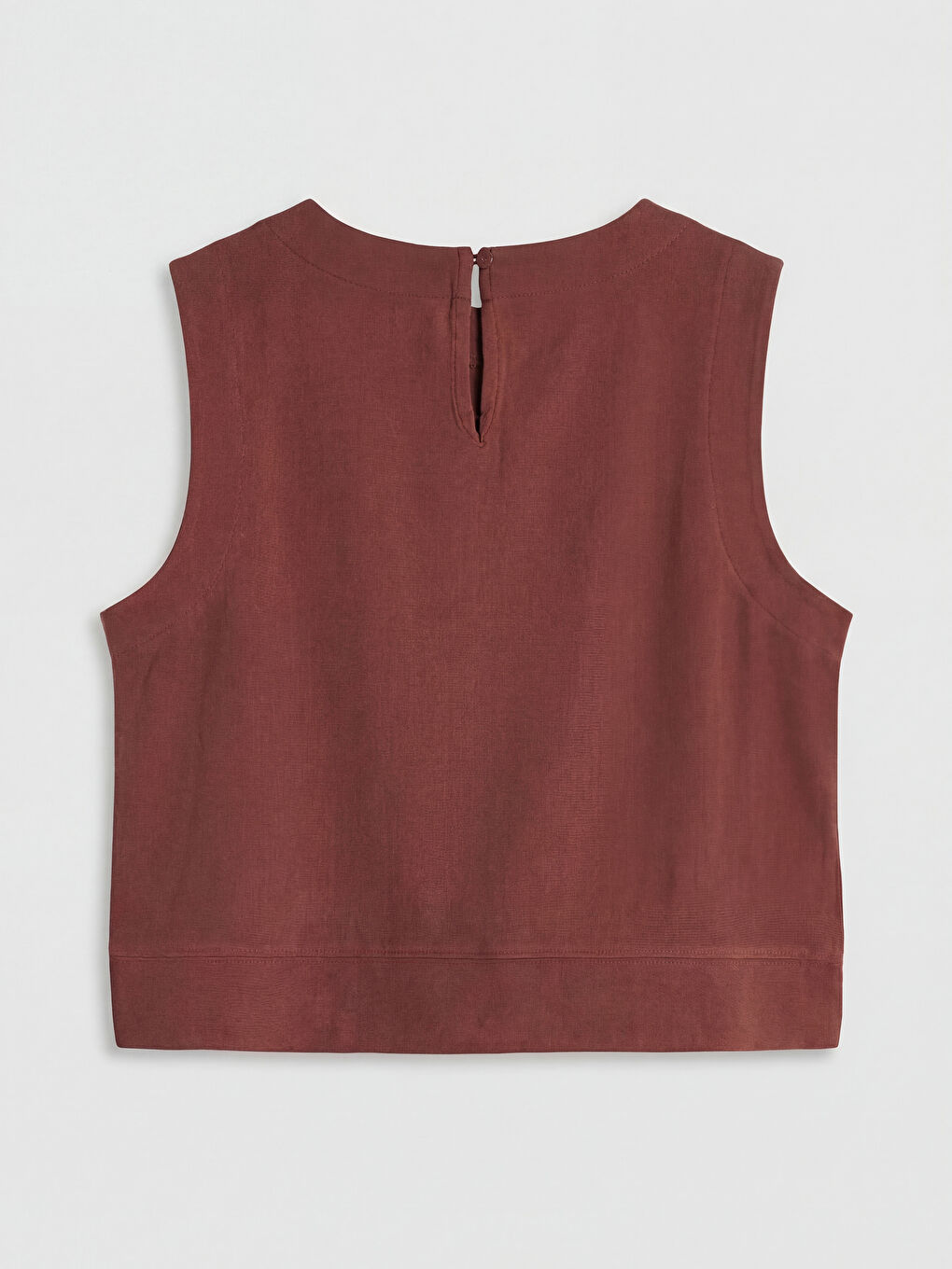 Kahverengi Keten Karışımlı Kız Çocuk Pantolon ve Bluz-2