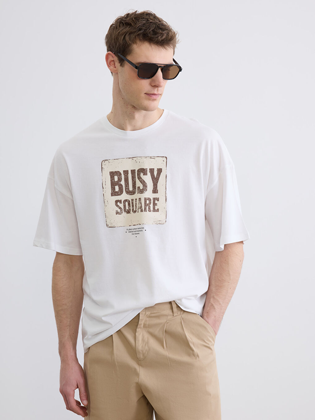 تيشيرت أبيض رجل